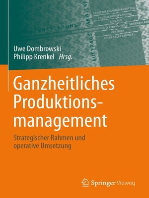 cover image of Ganzheitliches Produktionsmanagement